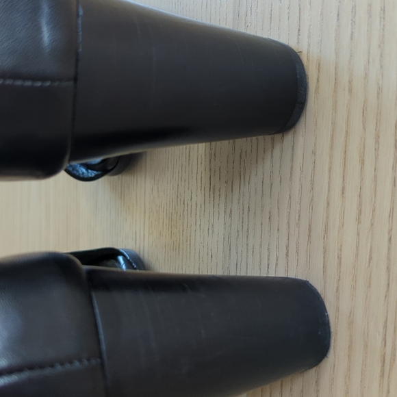 THE KOOPLES Black Leather Women's Multi Buckle Boot Chunky Open Toe Heels Sz 40 - Picture 6 of 11